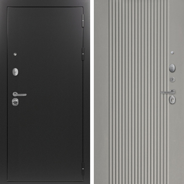 Входная дверь Command Doors Патриот графит 11 Грей софт