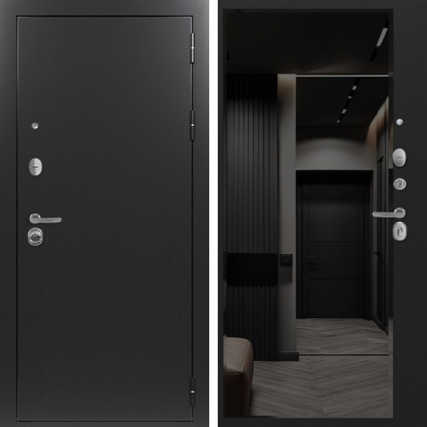 Входная дверь Command Doors Патриот графит 116Z Черный кварц