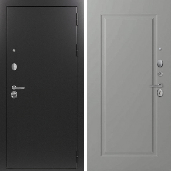 Входная дверь Command Doors Патриот графит 38 Грей софт