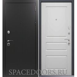 Входная дверь Command Doors Патриот графит 02 Белый Матовый