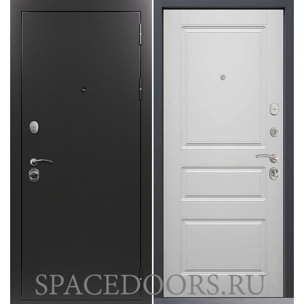 Входная дверь Command Doors Патриот графит 02 Белый Матовый