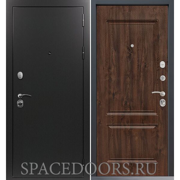 Входная дверь Command Doors Патриот графит 61 Темный дуб