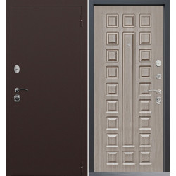 Входная дверь Command Doors Патриот медный антик 01 Белая лиственница