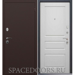Входная дверь Command Doors Патриот медный антик 02 Белый Матовый