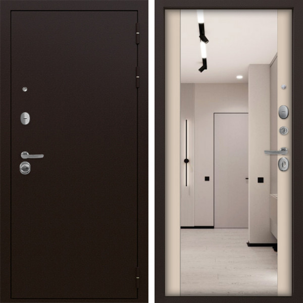 Входная дверь Command Doors Патриот медный антик 3Z Капучино софт
