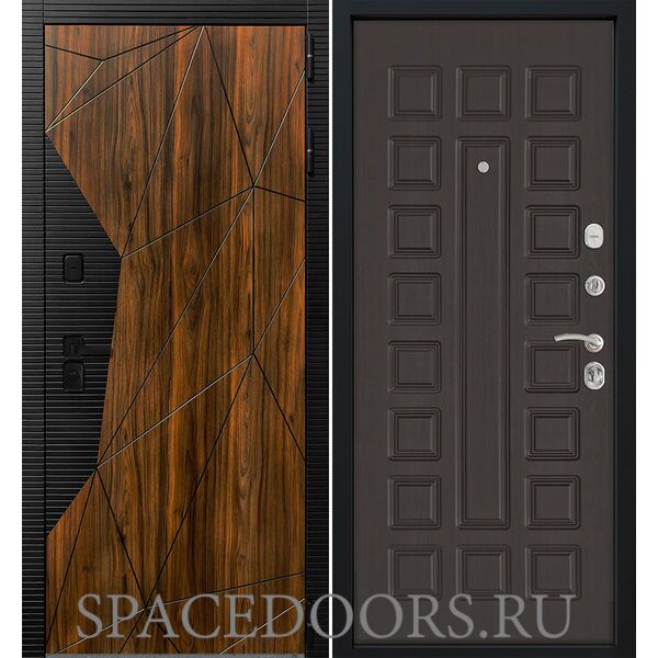 Входная дверь Command Doors Shellwood 01 Венге