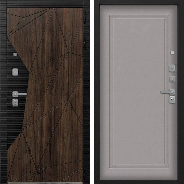 Входная дверь Command Doors Shellwood 38 Грей софт