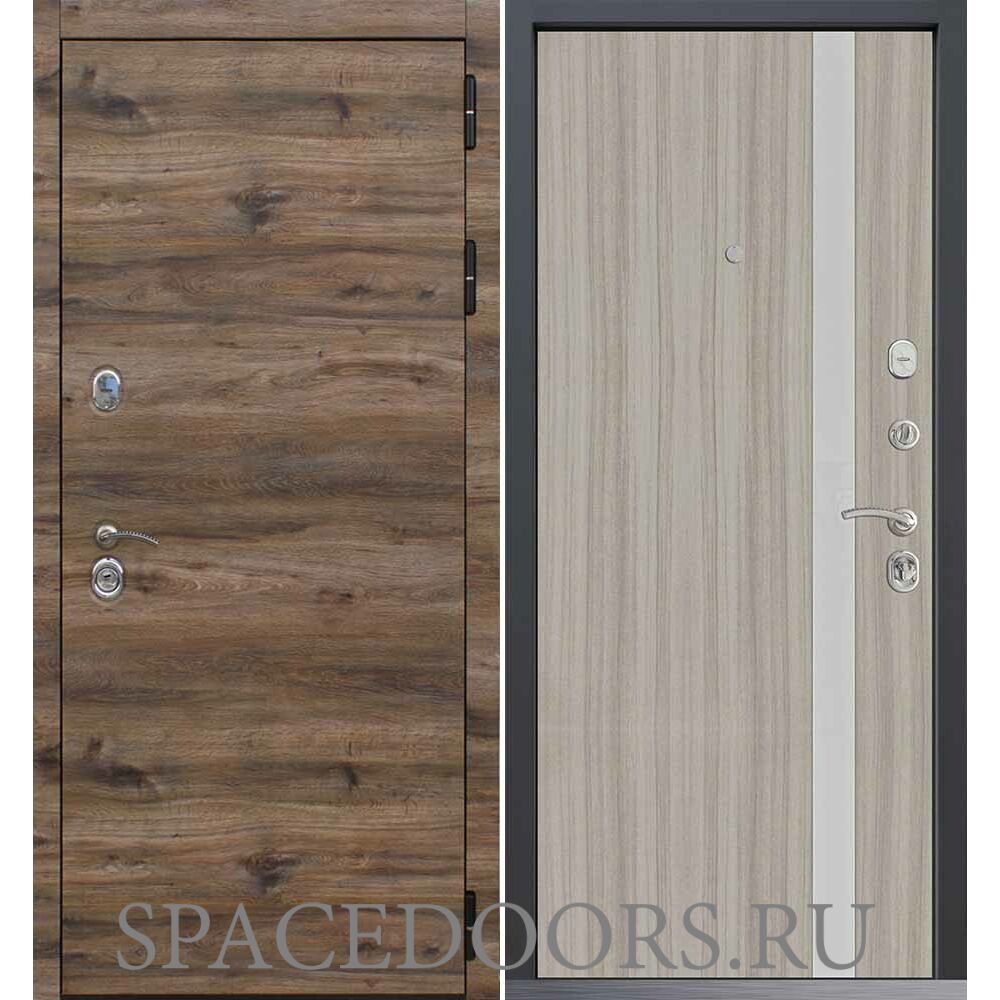 Входная дверь Command Doors Sherwood 6S Белая Лиственница