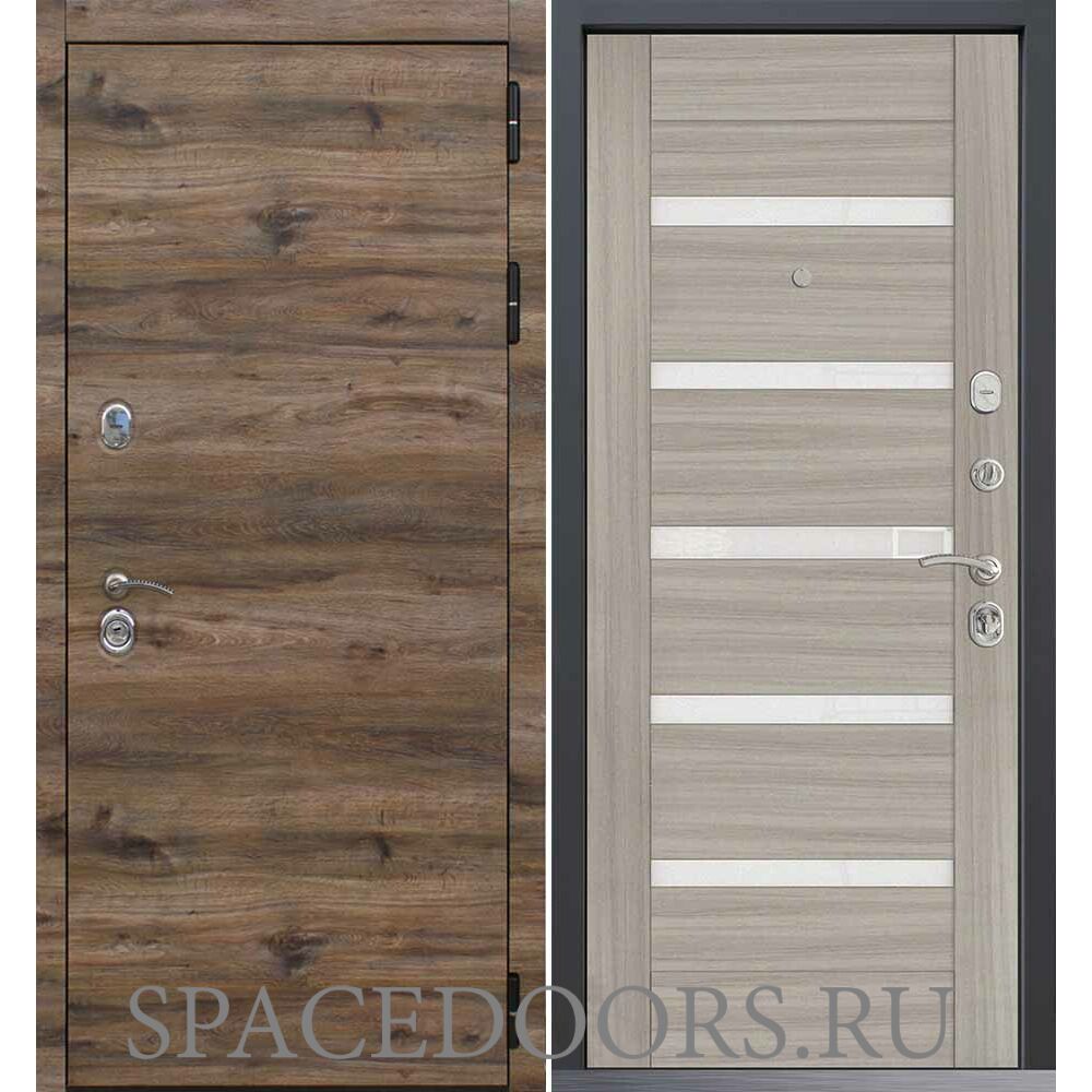 Входная дверь Command Doors Sherwood 18SP Белая Лиственница