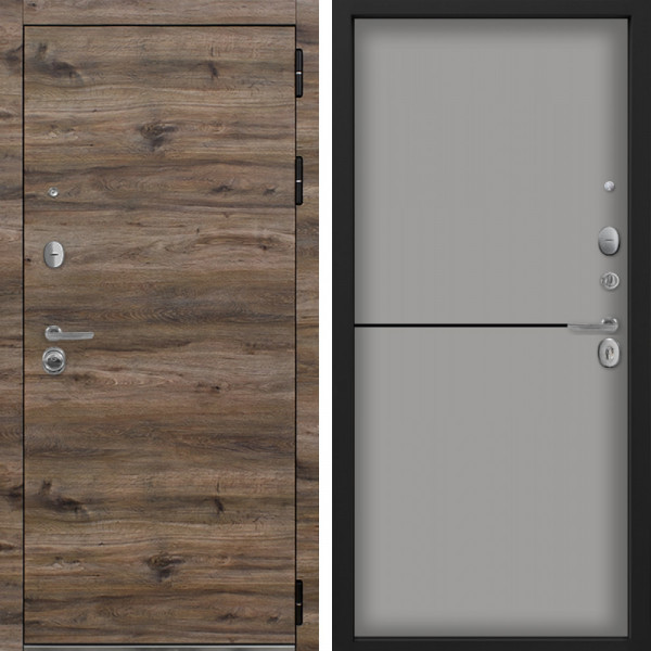 Входная дверь Command Doors Sherwood 12 Грей софт