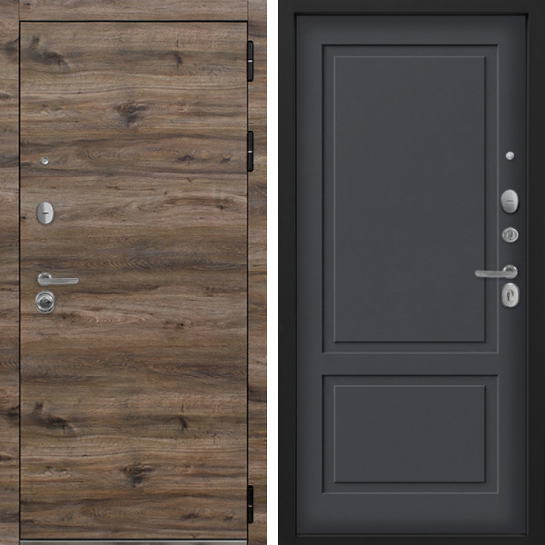 Входная дверь Command Doors Sherwood 05 Графит Серый