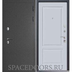 Входная дверь Command Doors Сибирь термо графит букле 05 Белый матовый