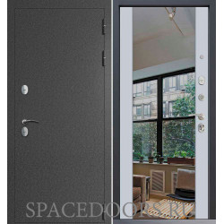 Входная дверь Command Doors Сибирь термо графит букле 3Z Белый Матовый