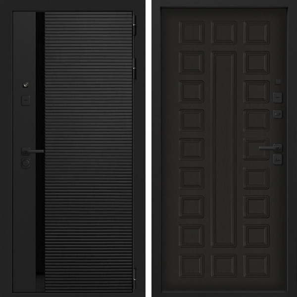 Входная дверь Command Doors Смарт Горизонт 01 Венге