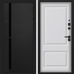 Входная дверь Command Doors Смарт Горизонт 05 Белый матовый (новая)