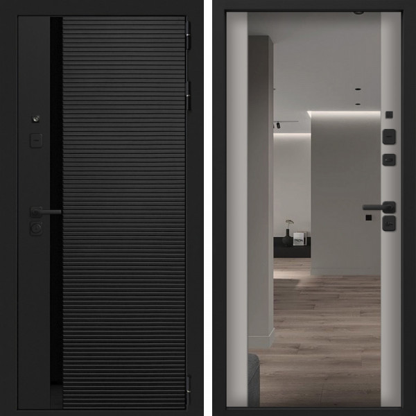 Входная дверь Command Doors Смарт Горизонт 3Z Грей софт