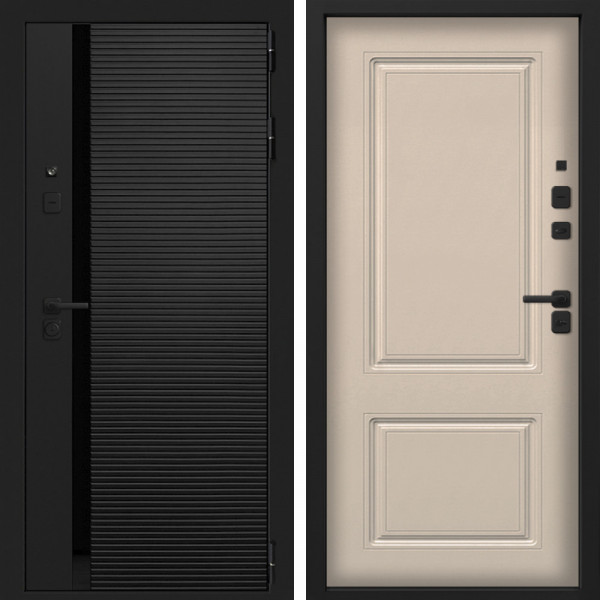 Входная дверь Command Doors Смарт Горизонт 61 Капучино софт