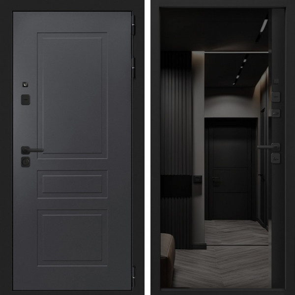 Входная дверь Command Doors Смарт Лорд 116Z Черный кварц