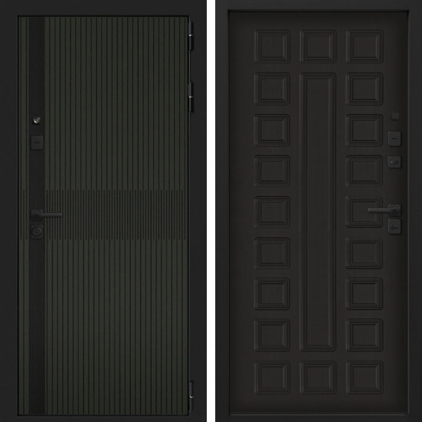 Входная дверь Command Doors Смарт Матрикс Олива 01 Венге