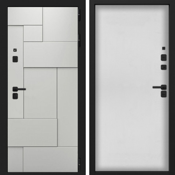 Входная дверь Command Doors Смарт Тетрис Вайт 00 Белый матовый