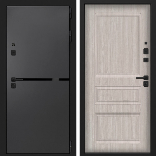 Входная дверь Command Doors Смарт Вектор 02 Белая лиственница