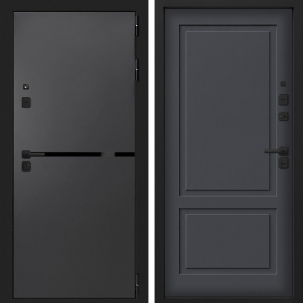 Входная дверь Command Doors Смарт Вектор 05 Графит серый