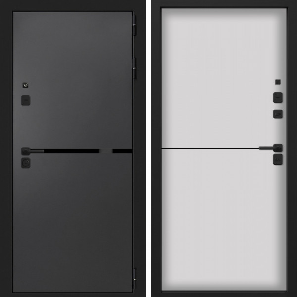Входная дверь Command Doors Смарт Вектор 12 Белый матовый