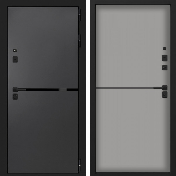 Входная дверь Command Doors Смарт Вектор 12 Грей софт