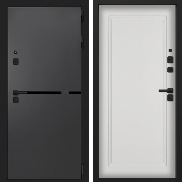 Входная дверь Command Doors Смарт Вектор 38 Белый матовый