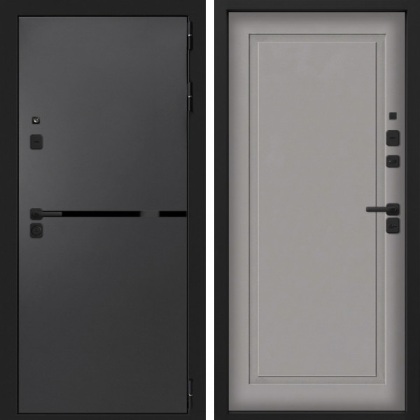 Входная дверь Command Doors Смарт Вектор 38 Грей софт
