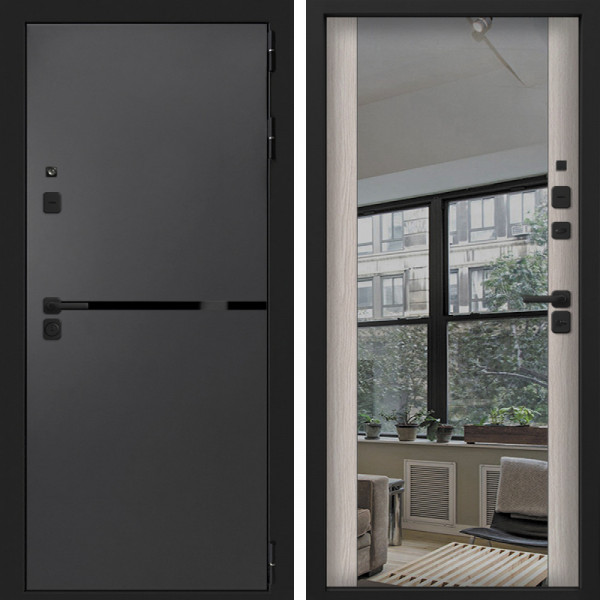 Входная дверь Command Doors Смарт Вектор 3Z Белая лиственница