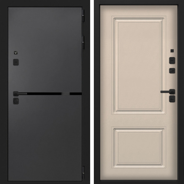 Входная дверь Command Doors Смарт Вектор 61 Капучино софт