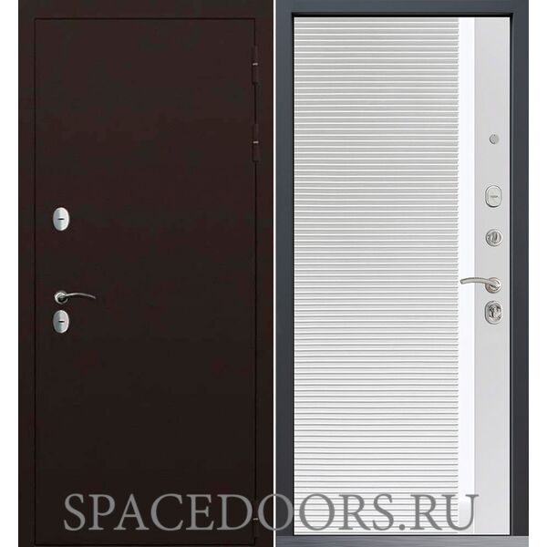 Входная дверь Command Doors Сибирь термо 30Б белый матовый