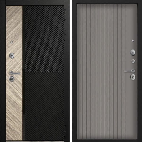 Входная дверь Command Doors Тессеракт Эш 03 Кварц софт