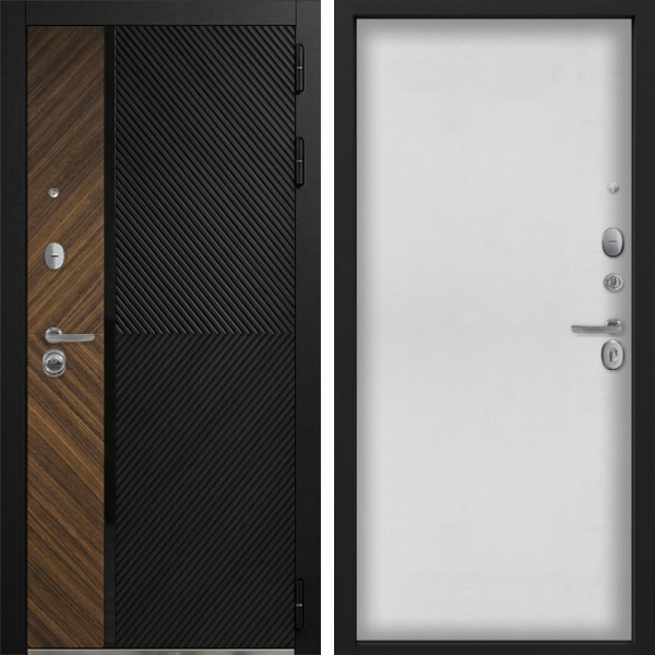 Входная дверь Command Doors Тессеракт 00 Белый матовый