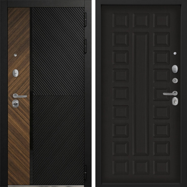 Входная дверь Command Doors Тессеракт 01 Венге
