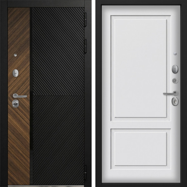 Входная дверь Command Doors Тессеракт 05 Белый матовый
