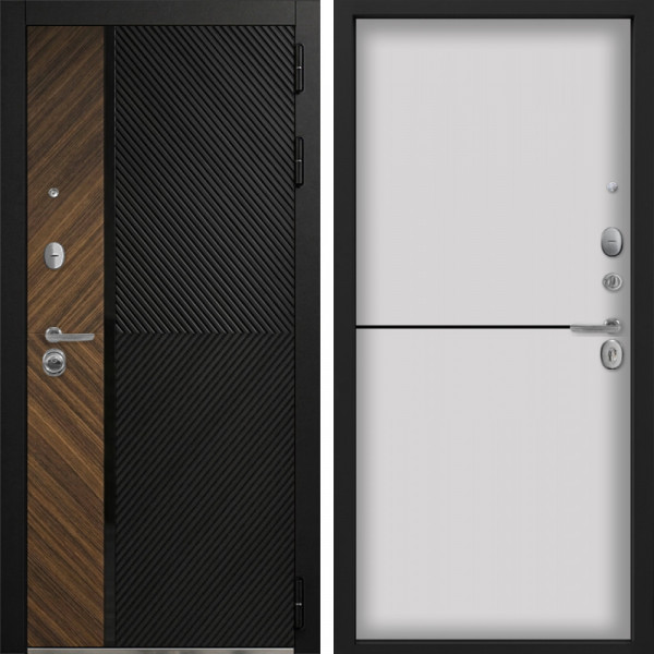 Входная дверь Command Doors Тессеракт 12 Белый матовый