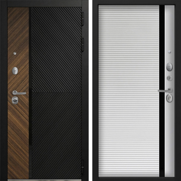 Входная дверь Command Doors Тессеракт 30B Белый матовый