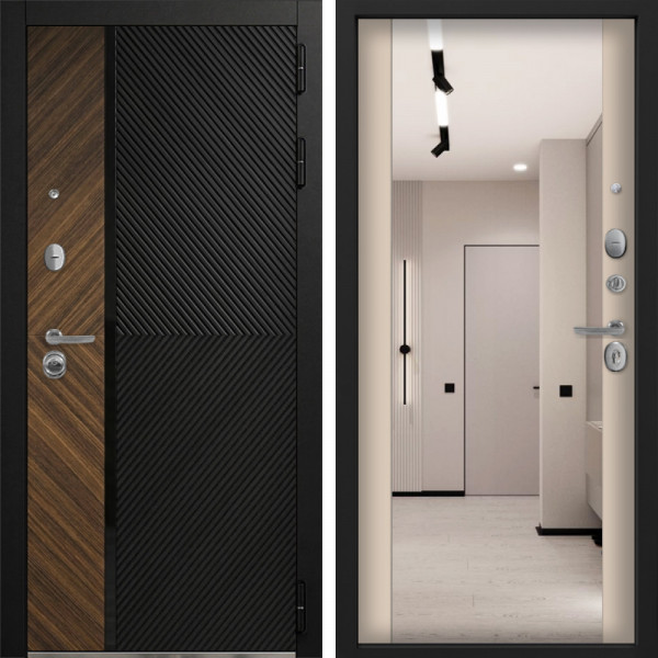 Входная дверь Command Doors Тессеракт 3Z Капучино софт