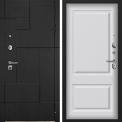 Входная дверь Command Doors Тетрис Блэк 05 Белый матовый (новая)