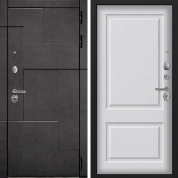Входная дверь Command Doors Тетрис Грей 05 Белый матовый (новая)