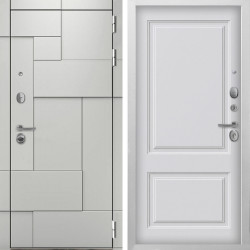 Входная дверь Command Doors Тетрис Вайт 05 Белый матовый (новая)