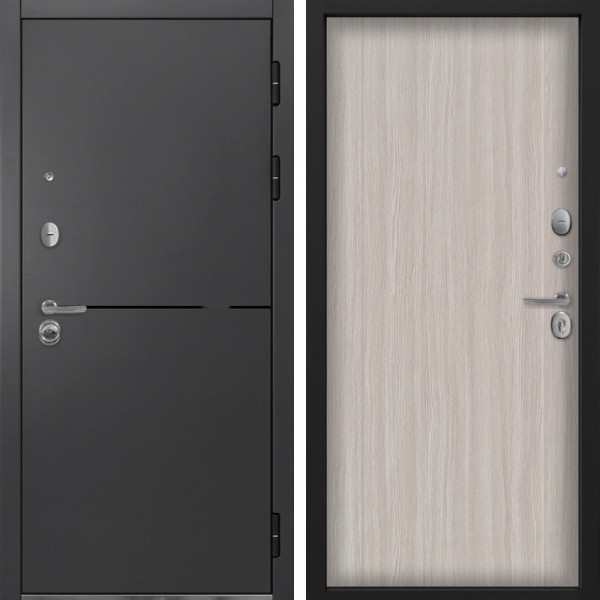 Входная дверь Command Doors Вектор 00 Белая лиственница