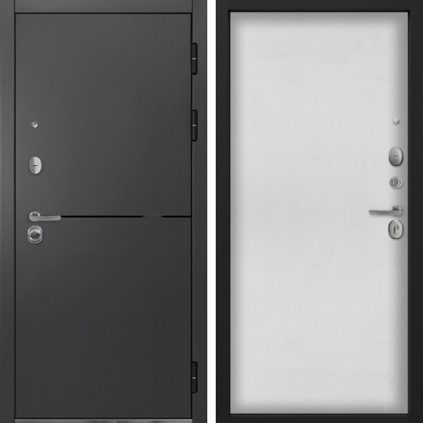 Входная дверь Command Doors Вектор 00 Белый матовый