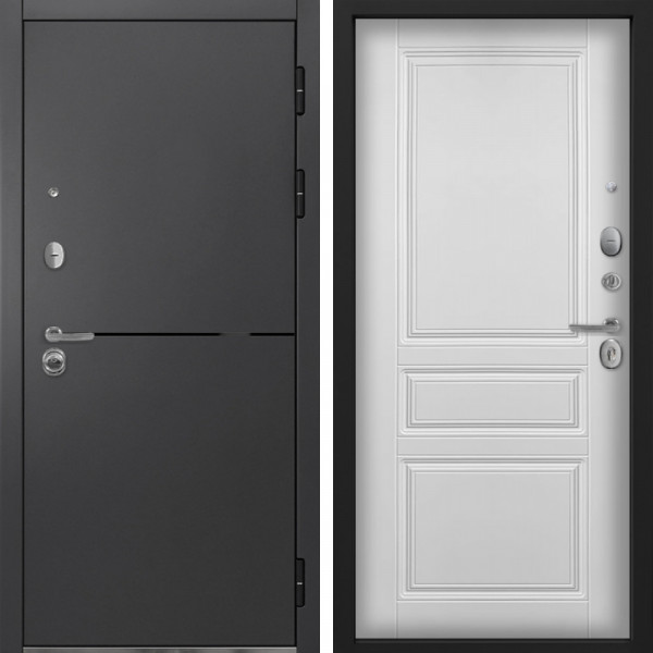 Входная дверь Command Doors Вектор 02 Белый матовый