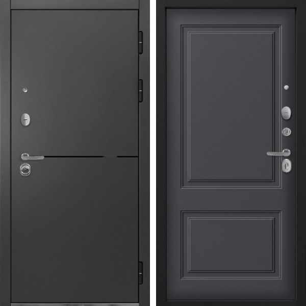 Входная дверь Command Doors Вектор 05 Графит серый