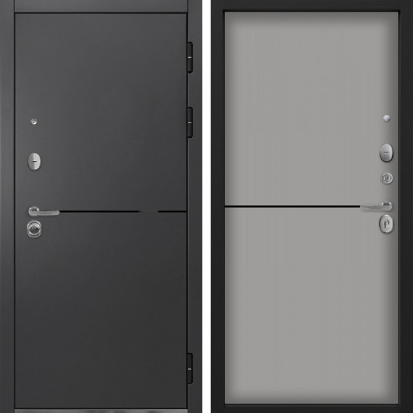 Входная дверь Command Doors Вектор 12 Грей софт