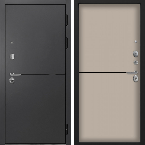 Входная дверь Command Doors Вектор 12 Капучино софт