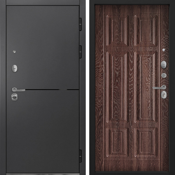Входная дверь Command Doors Вектор 15 Дуб коньяк